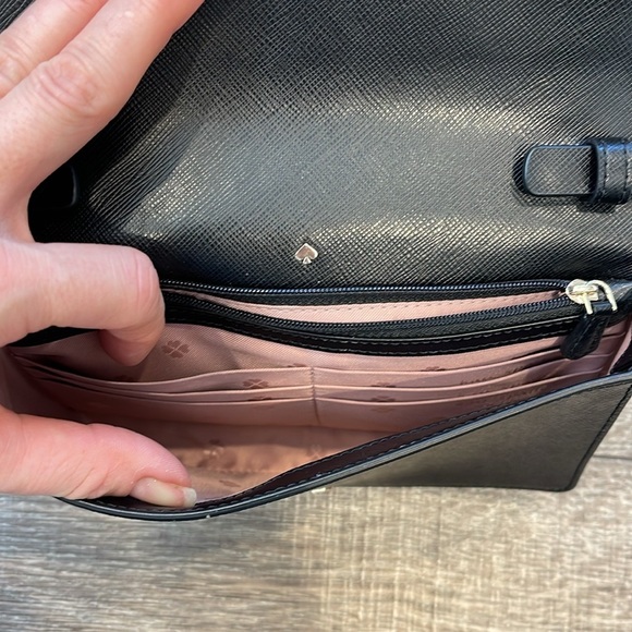 KATE SPADE CHAIN WALLET - Black (nwt) - Picture 4 of 5